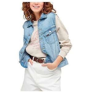 Lee Dames mouwloos vest denim jack, frosted blue, medium, Frosted Blue., M