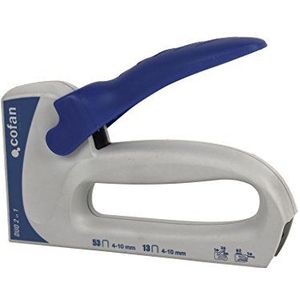 Cofan Handtacker Duo | voor nietjes nr. 53 en nr. 13 met 4, 6, 8 en 10 mm lengte | slijtvast en ideaal voor het bevestigen van materialen