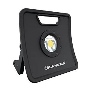 Scangrip 03.5444 NOVA 12K werklamp met 84W COB LED-technologie en een kabel van 5 meter, gebouwd volgens beschermingsklasse IP67, 240 W, 240 V, donkergrijs, zwart, 30,2 x 10,2 x 29,8 cm