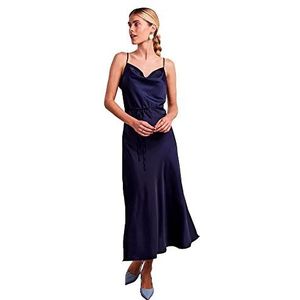 Y.A.S Yasthea strap lange jurk S. Noos, evening blue, XXL