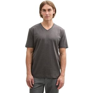 TOM TAILOR T-shirt voor heren, 11086 - donkergrijs melange, XXL