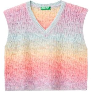 United Colors of Benetton trui V-hals S/M, Veelkleurig., 170 cm