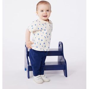 Petit Bateau Poloshirt met korte mouwen voor jongens, Lawinen/Verloren, 12 Maanden