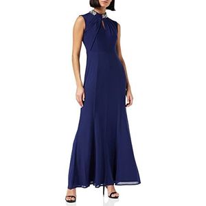 Gina Bacconi Vrouwen Stretch Mesh Jurk Cocktail, Lente Navy, 40 NL