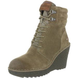 Hilfiger Denim GILL 3 EN56814864 dames fashion halfhoge laarzen & enkellaarzen, Beige Timber Wolf 248, 38 EU