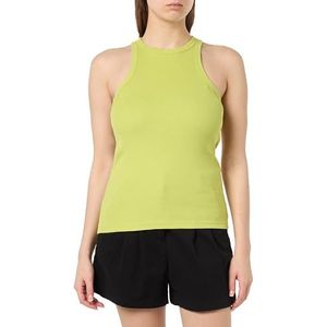 HUGO Dames Classic Tank Jersey_TOP, Bright Green326, XL