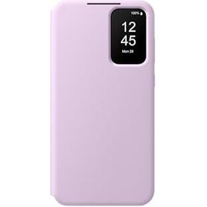 Samsung Smart View Wallet Case Cover met Kijkvenster Meldingen voor Galaxy A35 5G, Lavendel