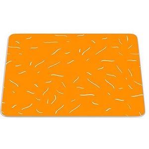 Bonamaison, Rechthoek digitaal bedrukte muismat, antislip onderkant, voor kantoor en thuis, afmetingen: 22x18 cm