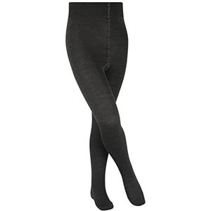 FALKE Uniseks-kind Panty Comfort Wool K TI Wol Dik Eenkleurig 1 Stuk, Grijs (Anthracite Melange 3080), 152-164