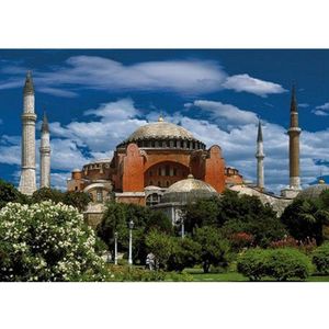 Unbekannt 69252-AB04 D-Toys puzzel 500 stuks Turkije Istanbul Hagia Sophia, veelkleurig