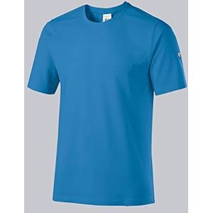 BP 1714-234 T-shirt voor hem en haar, 97% katoen, 3% elastaan azuurblauw, maat XS