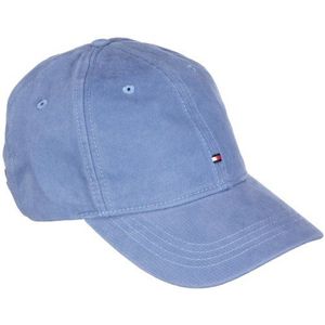 Tommy Hilfiger Dames Cap E487611100/ BASIC CAP, blauw (428 Washed Yale Blue), Eén maat