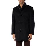 bugatti - Herenjas - Zwart - Klassieke Jas - Volledig Gevoerd