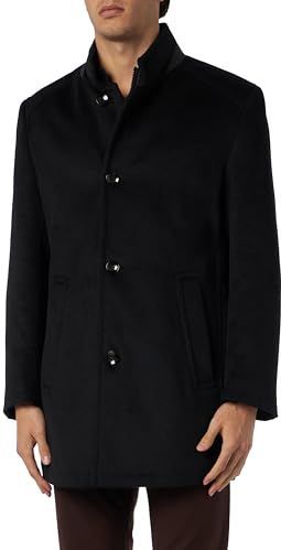 bugatti - Herenjas - Zwart - Klassieke Jas - Volledig Gevoerd