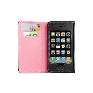 Logotrans Wallet Series Leather Case voor Apple iPhone 3G/3GS roze