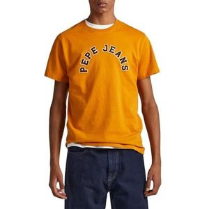 Pepe Jeans Heren Westend T-shirt, Geel (Okergeel), M