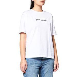 7 For All Mankind Dames JSLL504MWH T-Shirt, Wit, S