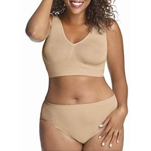 Just My Size Vrouwen Pure Comfort Volledige Dekking BH - beige - XXL