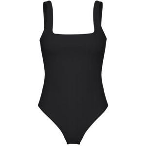 Pieces - PCecho - Bodystocking - Diepe Vierkante Hals - Seamless
