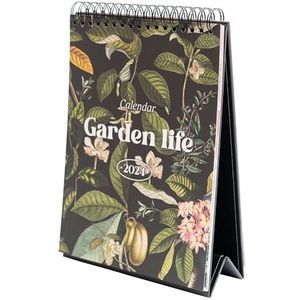 Kokonote Kalender 2024 Garden LIfe - Bureaukalender 12 maanden - Bureaukalender met fsc-certificaat