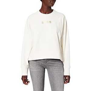 BOSS C_elia_Gold Sweatshirt voor dames, Open White118, XS