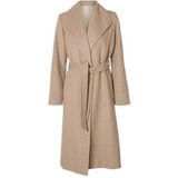 Selected Femme - Model 'ROSA' - Lange Jas - Mêlee - Regular Fit