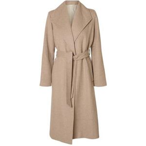 Selected Femme - Model 'ROSA' - Lange Jas - Mêlee - Regular Fit