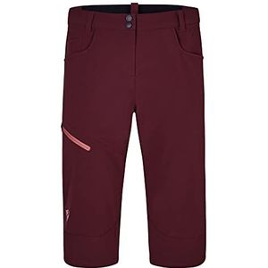 Ziener Dames fietsshorts met binnenbroek - mountainbike/outdoor/vrije tijd - ademend, sneldrogend, gevoerd, 3/4, knielang Nioba