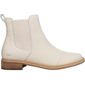 TOMS Charlie Chelsea Boot voor dames, Licht Zand Leer, 38 EU