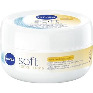 NIVEA - Soft Cream - 100 ml - Met SPF 15 - Zonnebrand