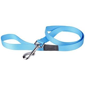 Wouapy Lijn Basic Line, riem voor honden 12 mm x 1,20 m blauw