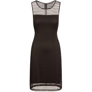 ApartFashion Dames mesh jurk, zwart, normaal, zwart, 44