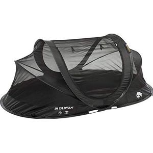 DERYAN BV Mosquito Tent - Pop-Up - Perfect voor op reis - Geschikt voor 2 Personen - Zwart