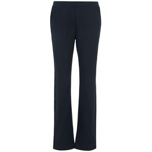 Joy Sportswear Seena Joggingbroek voor dames, 100% katoen en zacht stretchmateriaal, comfortabele vrijetijdsbroek met twee steekzakken, losse pasvorm en rechte pijpen, korte maat, blauw (night), 25