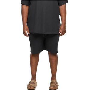 Urban Classics Heren Shorts Waffle Sweat Shorts Black 4XL, zwart, 4XL