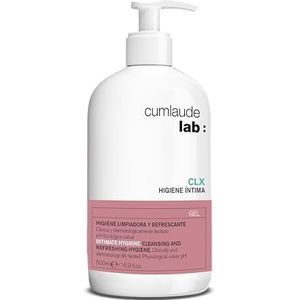Cumlaude Lab Intimate Hygiene CLX - Reinigingsgel met chloorhexidine die een reinigende en beschermende werking heeft - met plantaardige actieve en pH-neutrale werking - 500 ml