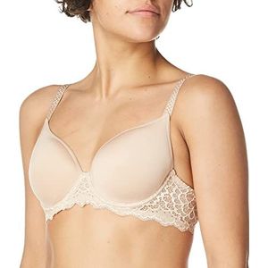 Simone Perele Dames T-shirt BH - beige - M