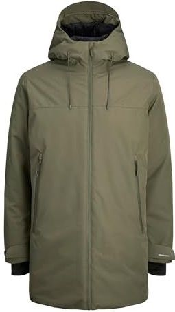 JACK & JONES Heren Jcofusion Technical Parka Sn, Grape Leaf, L, grape leaf, L