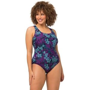 Ulla Popken Badpak voor dames, marineblauw, 62