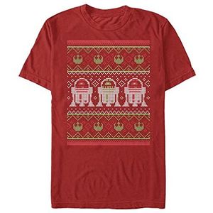 Star Wars: Classic - Christmas Units Unisex Crew neck T-Shirt Red 2XL