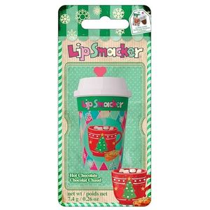 Lip Smacker Holiday Frappe Cup Lip Balm, Cute Lip Balm for Kids, Holiday-Themed, Moisturizing and Easy-to-Apply, Infused with Castor Seed Oil, Chocolate