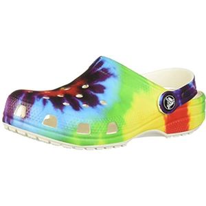 Crocs Uniseks klassieke batik-clogs houten schoen, Meerkleurig, 19/20 EU