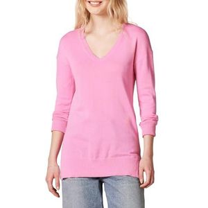 Amazon Essentials Women's Lichtgewicht tuniektrui met lange mouwen en V-hals (verkrijgbaar in grote maten), Roze, XL