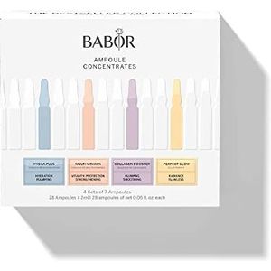 BABOR AMPOULE CONCENTRATES The Bestseller Collection, Serum Ampullen voor het gezicht, Set van 4 à 7 x 2 ml, 56ml