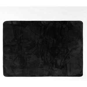 Flanouu tapijt, rechthoekig, zwart, 120 x 170 cm