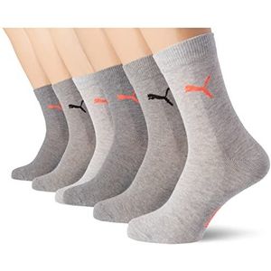 PUMA Unisex Kids Easy Rider Junior 6P, Grey Mélange/Lava/Melange, 23/26