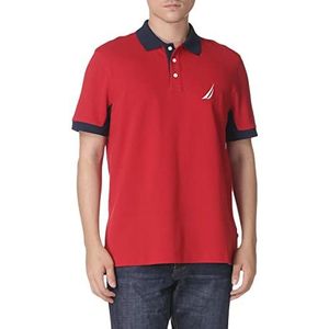 Nautica Men's Classic Fit Short Sleeve Performance Pique Polo Shirt