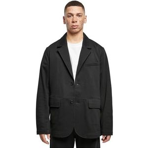 Urban Classics Terry Blazer Jacket voor heren, Zwart, S