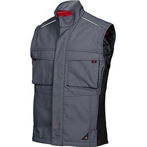 BP 1786 555 heren thermovest van duurzaam gemengd weefsel donkergrijs/zwart, maat 3XL