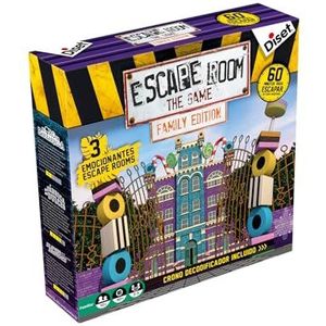 Diset Escape Room Family Candy Factory Familiebordspel, aanbevolen vanaf 10 jaar